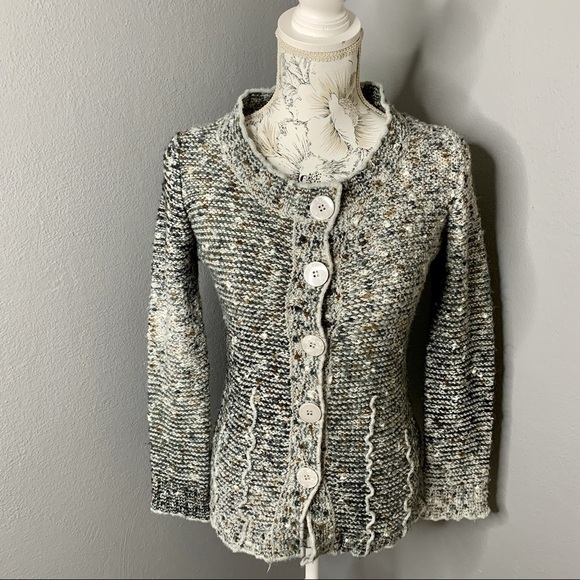 BCBGMaxAzria Sweaters - BCBG Maxazria Knit Cardigan Sweater Button Small